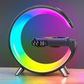 Luminária Multifunções G-Speaker - Abajur + Caixa de Som + Carregador sem Fio + Despertador